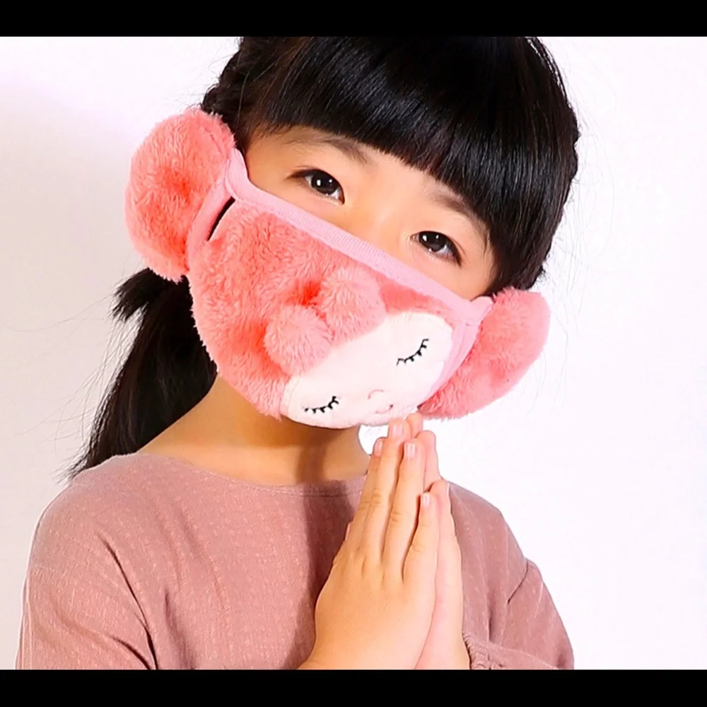 Cotton earmuffs mouth cover